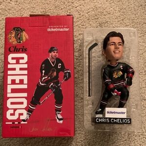 Chris Chelios  🏒Chicago Blackhawks Hockey Bobblehead 12/13/25 SGA - NIB 🏒